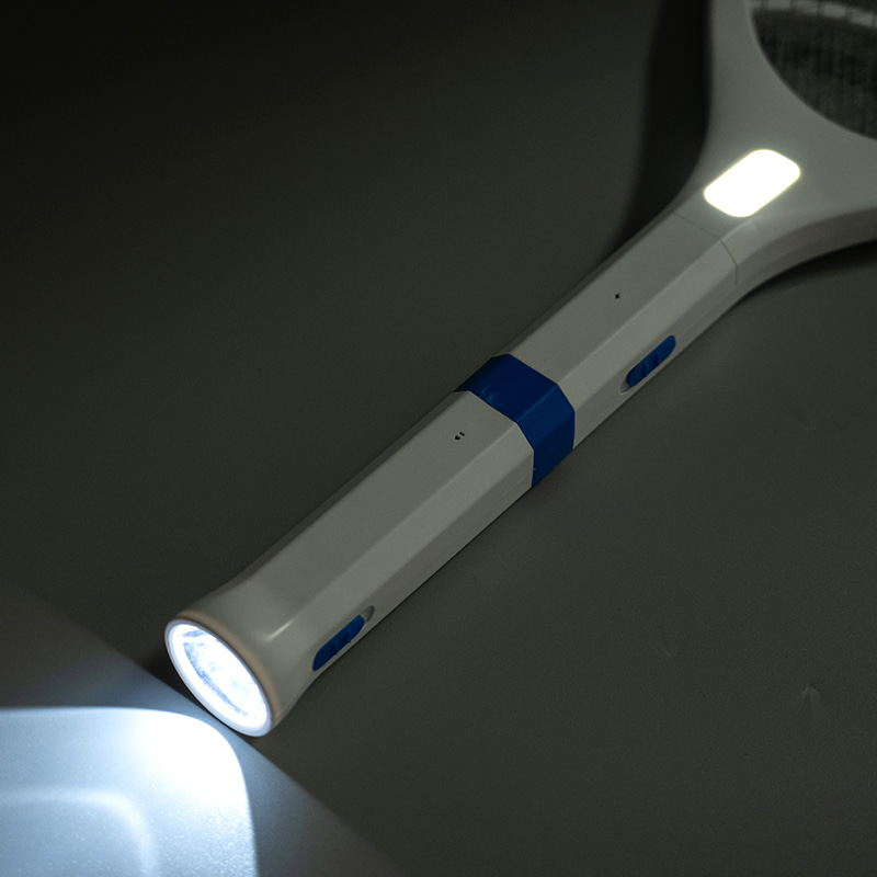 FF-808 Flashlight a dhíchóimeáil le ceallraí luaidhe-aigéad solais LED 400mAh swatter mosquito leictreach baile FF-808 Flashlight a dhíchóimeáil le ceallraí luaidhe-aigéad solais LED 400mAh swatter mosquito leictreach baile