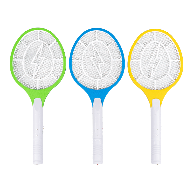 FF-006 400mAh ceallraí luaidhe-aigéad 3-dath baile swatter mosquito leictreach
