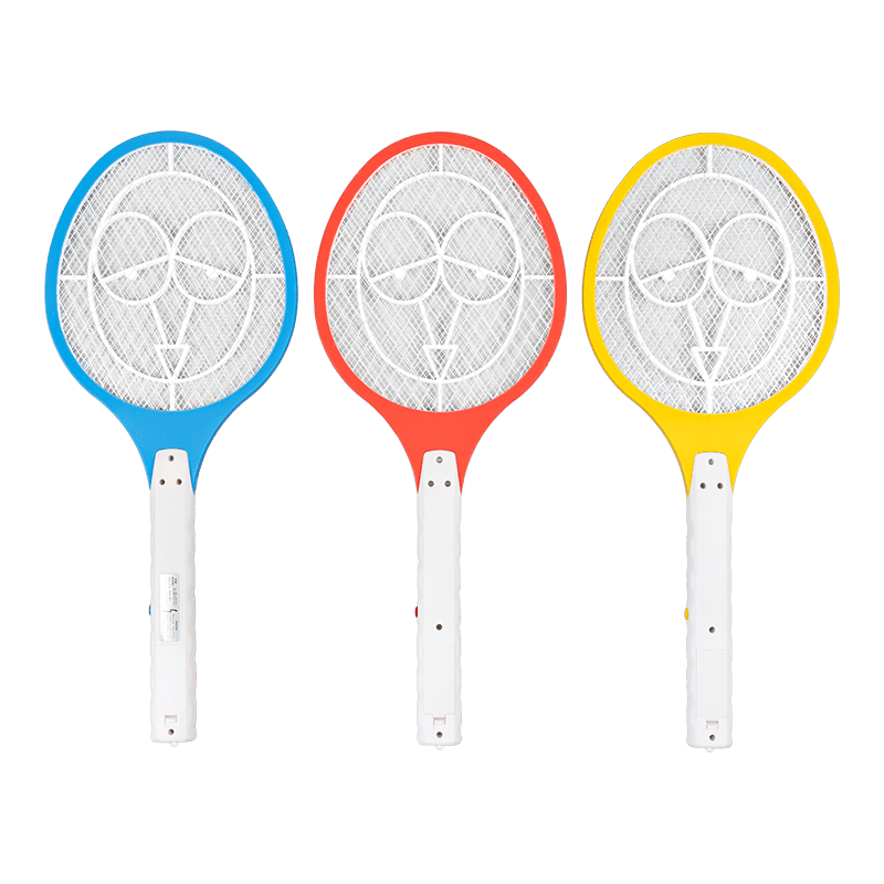 FF-008 AAA swatter mosquito leictreach faoi thiomáint ceallraí FF-008 AAA swatter mosquito leictreach faoi thiomáint ceallraí