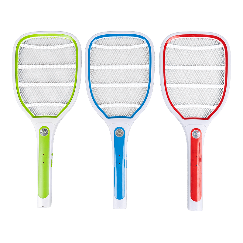 FF-002 3-Dath Ceallraí Luaidhe-Aigéad faoi stiúir 400mAh le Breiseán Leictreach Mosquito Swatter