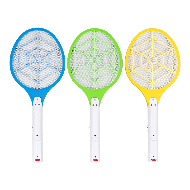 FF-006Y Ceallraí Luaidhe-Aigéad 3-Dath 400mAh le Breiseán Leictreach Mosquito Swatter