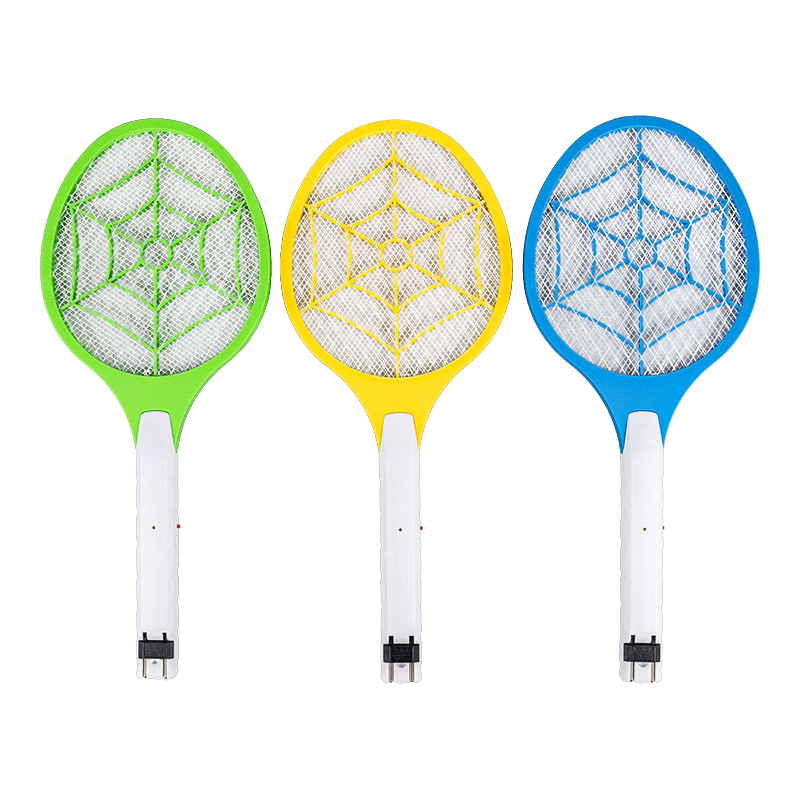 FF-007 3-Dath Breiseán Brasaíle Battery Luaidhe-Aigéad 400mAh Leictreach Mosquito Swatter