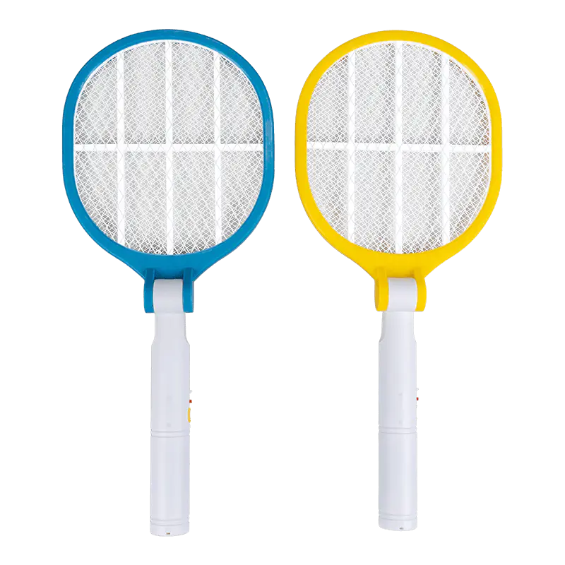 FF-101 2-Dath Ceallraí Luaidhe-Aigéad Infhillte 400mAh le Breiseán Leictreach Mosquito Swatter