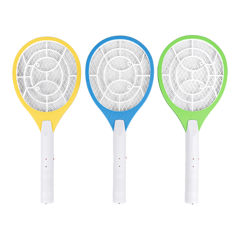 Ceallraí FF-107 3-Dath Luaidhe-Aigéad 250mAh le Breiseán Leictreach Mosquito Swatter