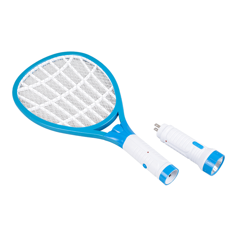 FF-108 Flashlight inscortha faoi stiúir Ceallraí Luaidhe-aigéad 250mAh le Breiseán Leictreach Mosquito Swatter FF-108 Flashlight inscortha faoi stiúir Ceallraí Luaidhe-aigéad 250mAh le Breiseán Leictreach Mosquito Swatter