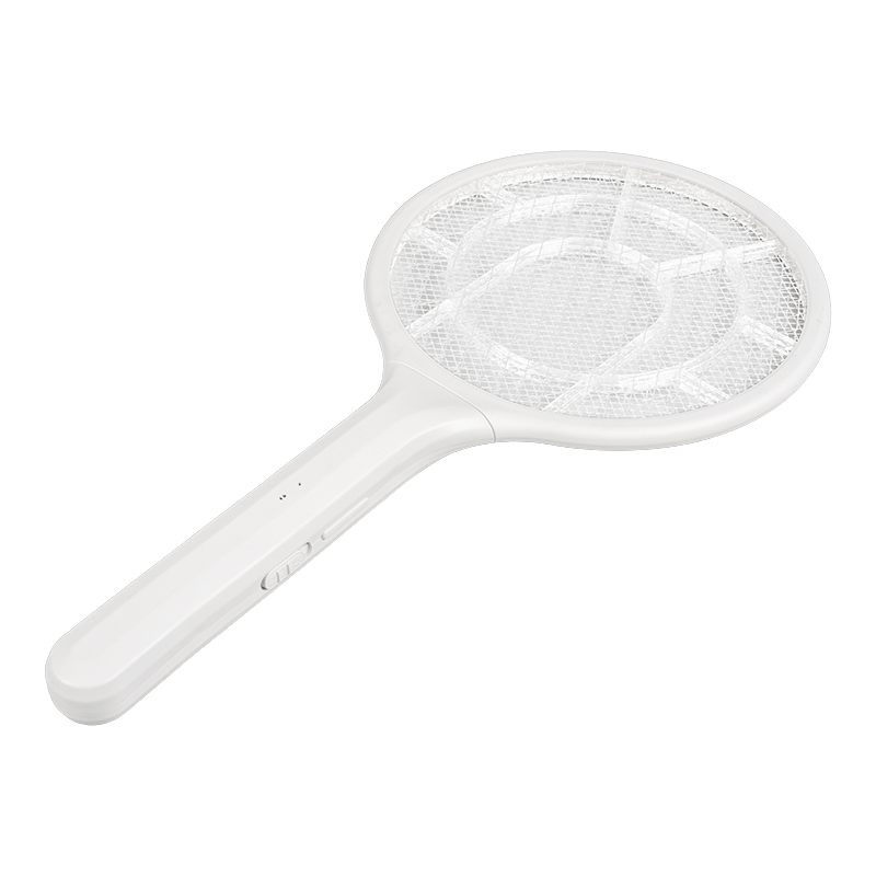 FF-672 500mAh ceallraí litiam patrún meirge-éadrom leictreach mosquito swatter le bonn FF-672 500mAh ceallraí litiam patrún meirge-éadrom leictreach mosquito swatter le bonn
