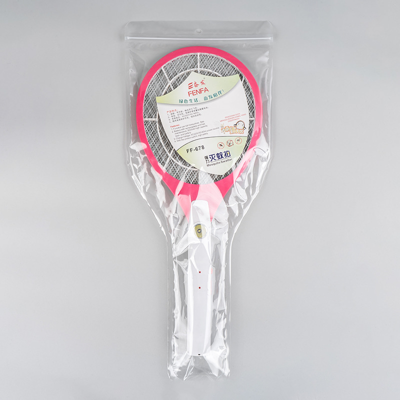FF-678 3-Dath LED le Breiseán Ceallraí Luaidhe-Aigéad 400mAh Leictreach Mosquito Swatter FF-678 3-Dath LED le Breiseán Ceallraí Luaidhe-Aigéad 400mAh Leictreach Mosquito Swatter