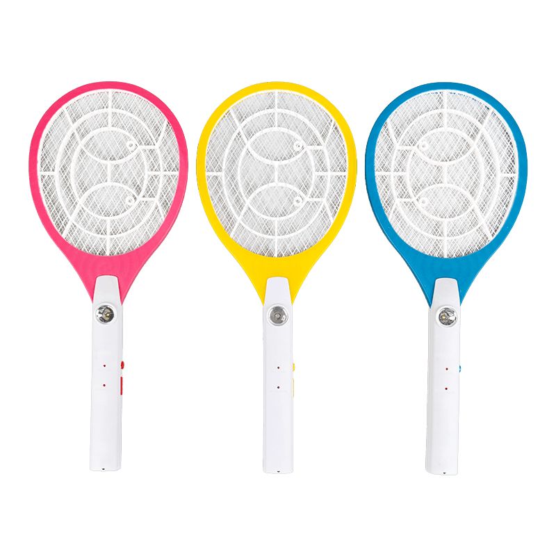 FF-678 3-Dath LED le Breiseán Ceallraí Luaidhe-Aigéad 400mAh Leictreach Mosquito Swatter