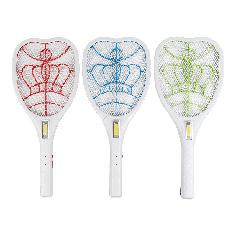 FF-783A 400mAh swatter mosquito leictreach 3-dath le cábla solais agus figiúr-ocht