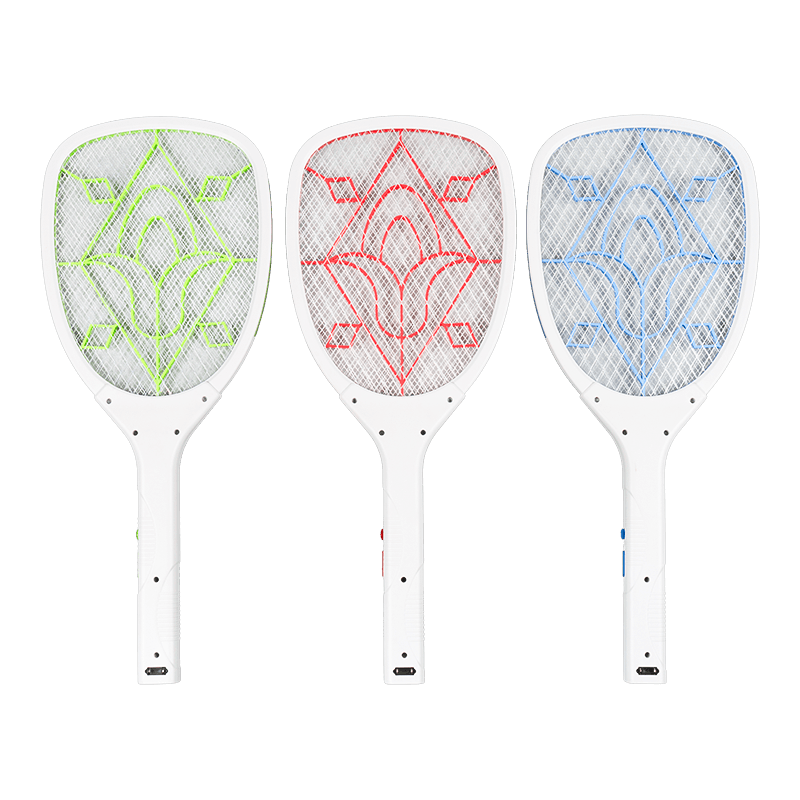 FF-785 3-Dath breiseán stiúir-Ceallraí Luaidhe-Aigéad 400mAh Leictreach Mosquito Swatter FF-785 3-Dath breiseán stiúir-Ceallraí Luaidhe-Aigéad 400mAh Leictreach Mosquito Swatter