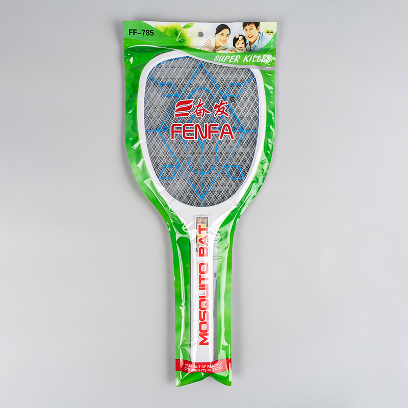 FF-785 3-Dath breiseán stiúir-Ceallraí Luaidhe-Aigéad 400mAh Leictreach Mosquito Swatter FF-785 3-Dath breiseán stiúir-Ceallraí Luaidhe-Aigéad 400mAh Leictreach Mosquito Swatter
