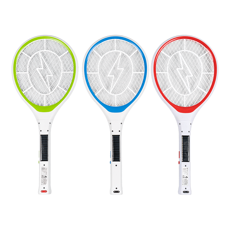 FF-787A 3-Dath faoi stiúir Gréine le Breiseán Battery Luaidhe-Aigéad 400mAh Leictreach Mosquito Swatter FF-787A 3-Dath faoi stiúir Gréine le Breiseán Battery Luaidhe-Aigéad 400mAh Leictreach Mosquito Swatter