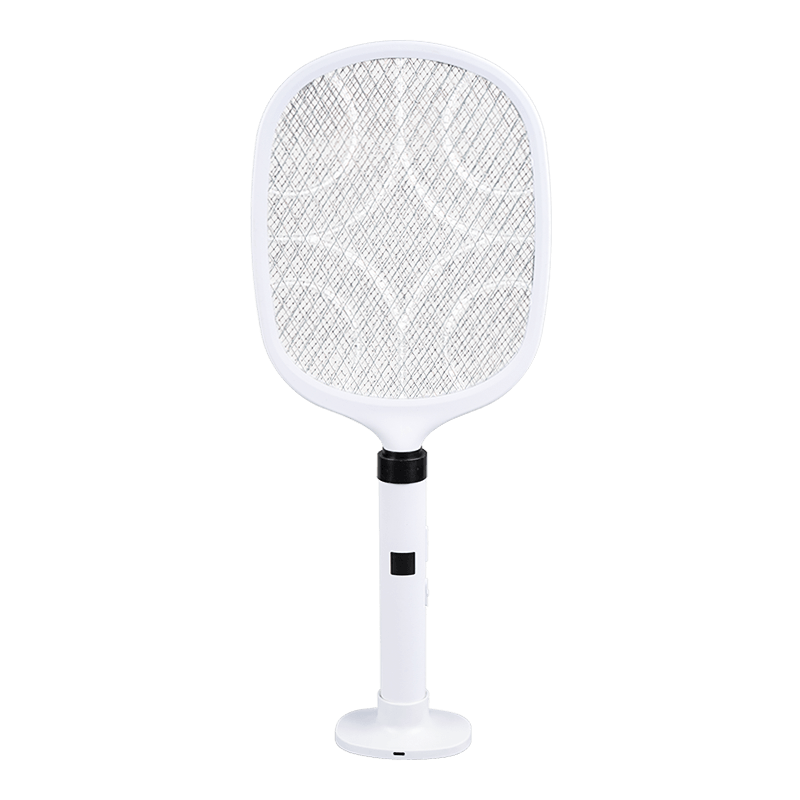 Lampa Patrún Bróidnithe FF-882A 1200mAh Bonn USB Base Leictreach Mosquito Swatter le Taispeáint