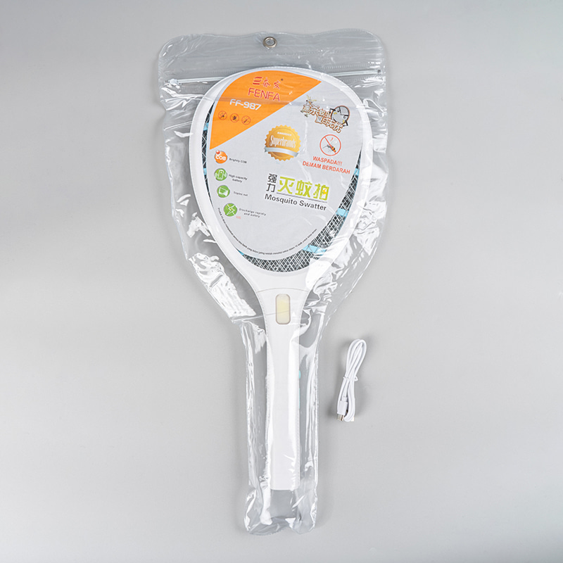 FF-987 500mAh Dual-Dath LED Mosquito Swatter USB Rechargeable FF-987 500mAh Dual-Dath LED Mosquito Swatter USB Rechargeable