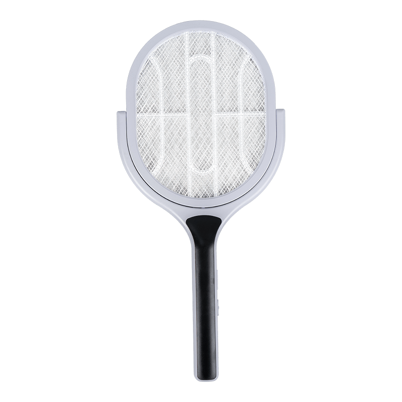 FF-999A 1200mAh Bróidnéireacht Aon-Dath LED Mosquito Swatter Taispeáint Infhillte USB In-athluchtaithe