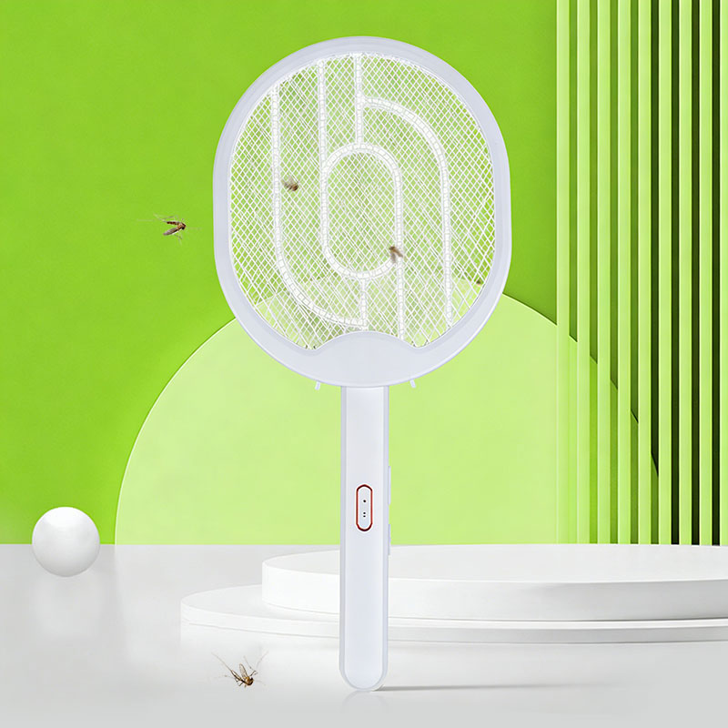 FF-881 swatter mosquito leictreach in-athluchtaithe USB foldable le scáileán taispeána FF-881 swatter mosquito leictreach in-athluchtaithe USB foldable le scáileán taispeána