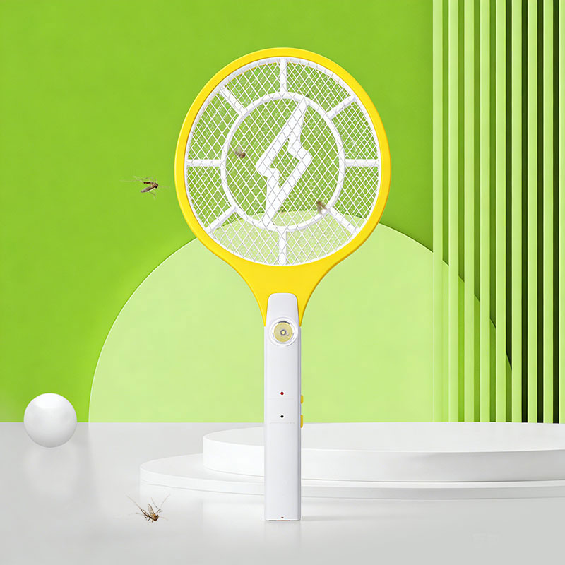 FF-009 LED Luaidhe-Aigéad Battery 400mAh le breiseán Leictreach Mosquito Swatter FF-009 LED Luaidhe-Aigéad Battery 400mAh le breiseán Leictreach Mosquito Swatter