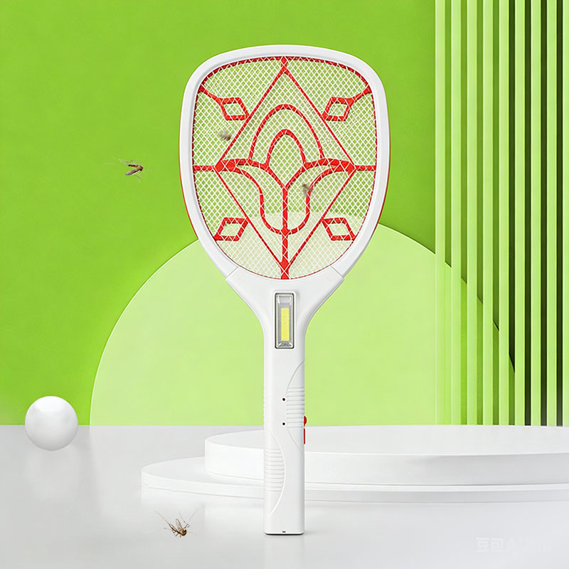 FF-785 3-Dath breiseán stiúir-Ceallraí Luaidhe-Aigéad 400mAh Leictreach Mosquito Swatter FF-785 3-Dath breiseán stiúir-Ceallraí Luaidhe-Aigéad 400mAh Leictreach Mosquito Swatter