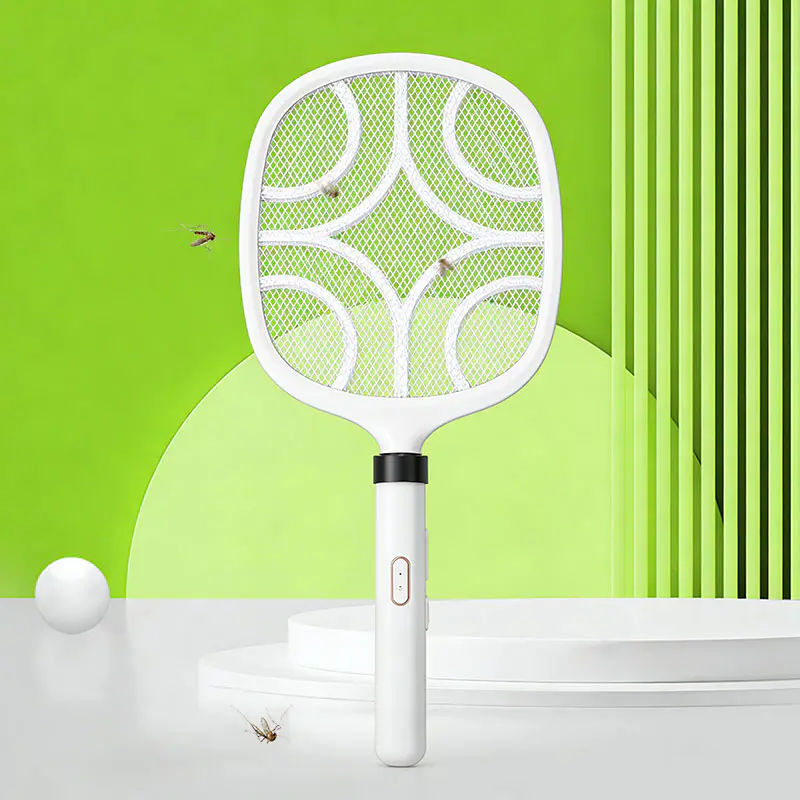FF-882 1200mAh Leictreach Mosquito Swatter le Lampa Bróidnéireacht FF-882 1200mAh Leictreach Mosquito Swatter le Lampa Bróidnéireacht